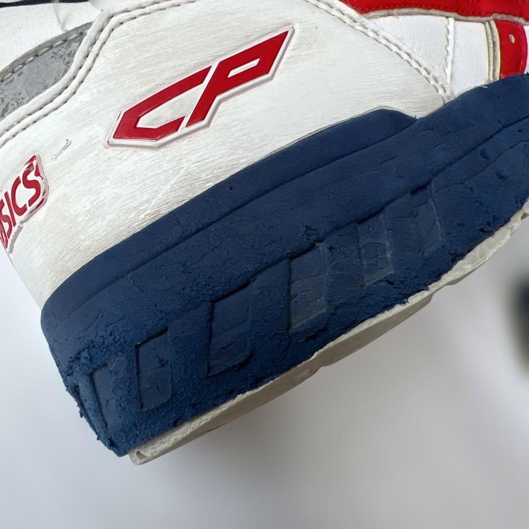 27cm アシックス 安全靴 BOA ウィンジョブ CP306 3E 白赤