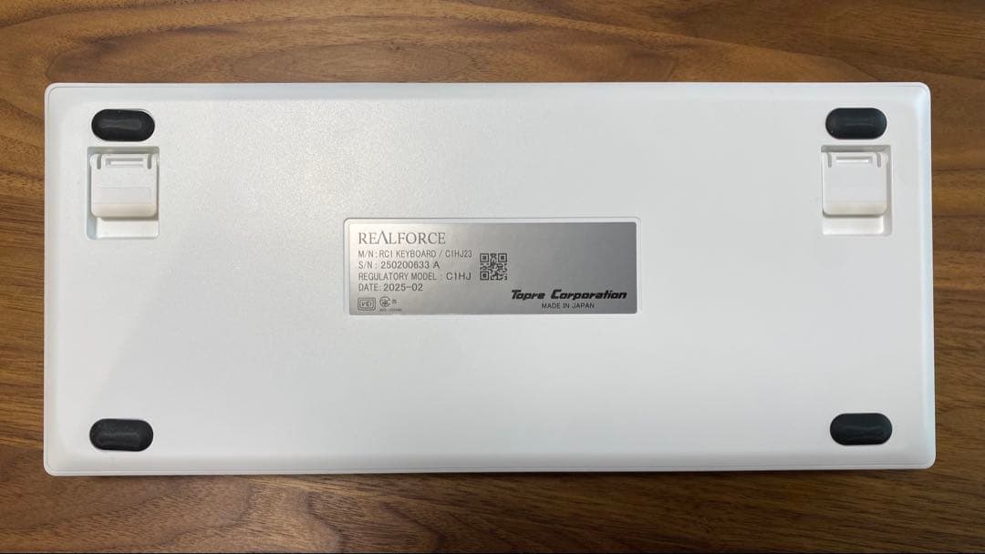 【REALFORCE RC1 キーボード】コンパクト 70%サイズ　ホワイト