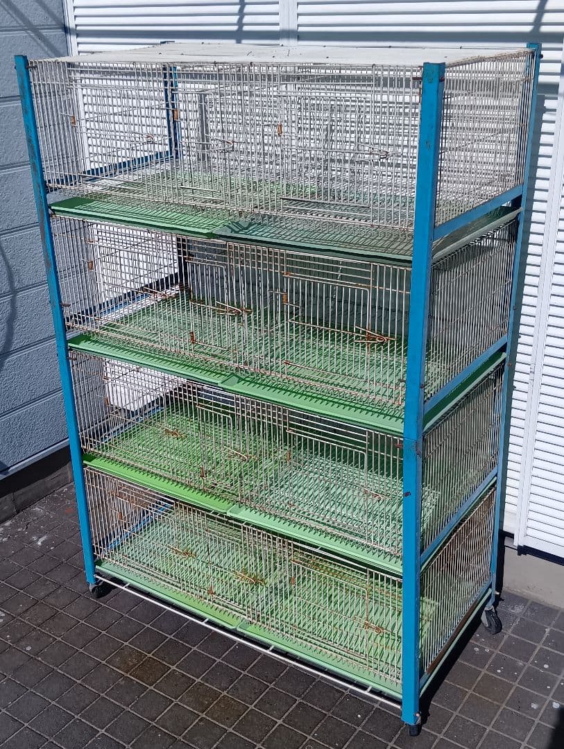組み立て式　８ペアー用素引きゲージ　レース鳩　小動物交配　繁殖簡単　 愛鳩の友