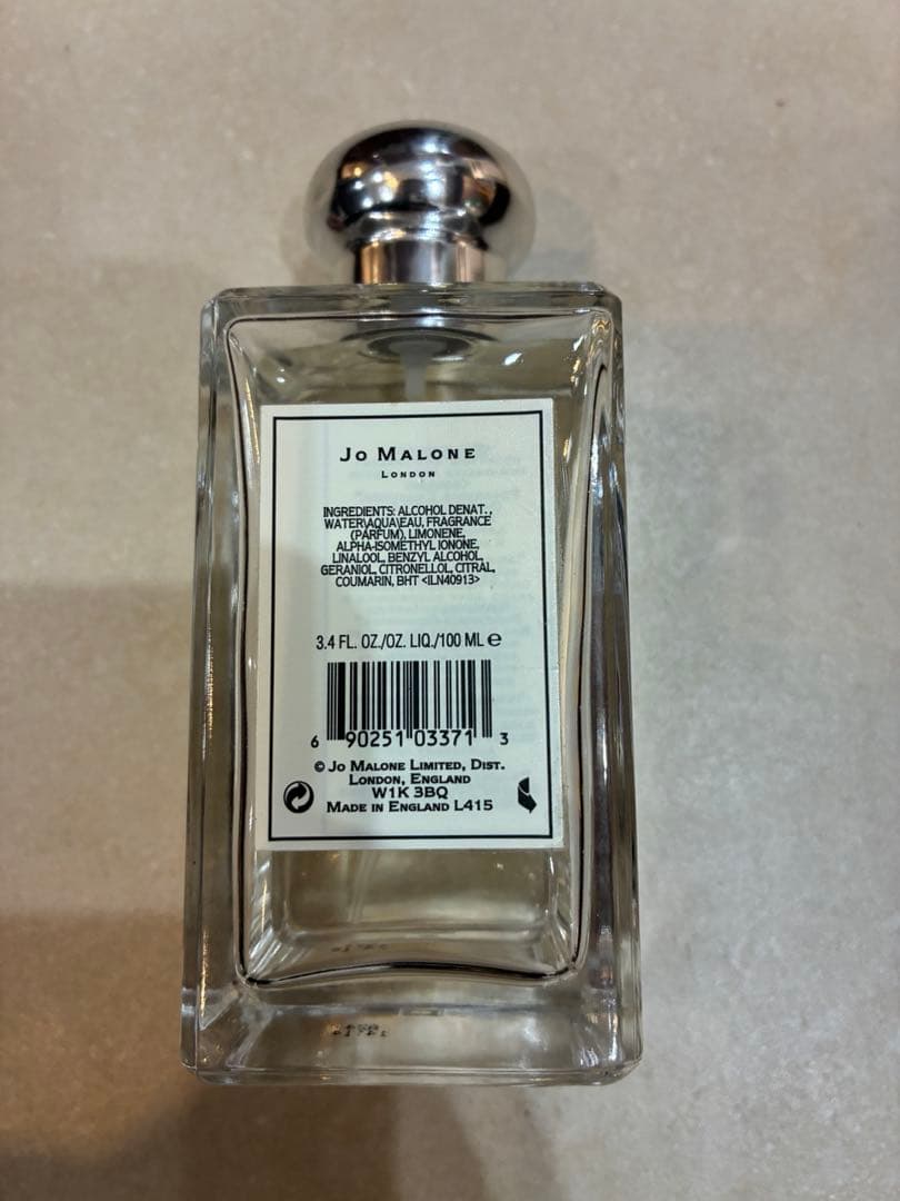 残7割Jo Malone Wood Sage & Sea Salt 香水