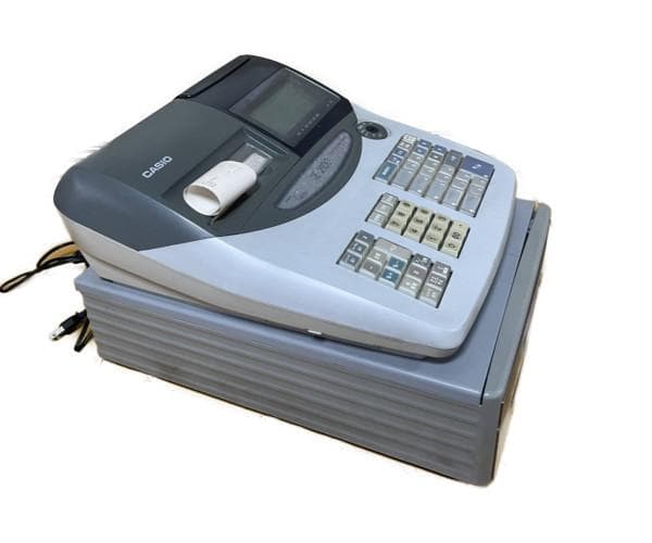 完動品 美品 CASIO TE-2100-15S グレー