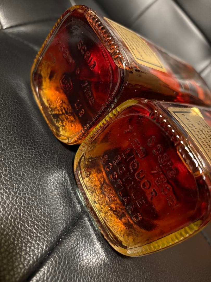 【古酒・特価】ジョニーウォーカー黒 12年 75cl表記 2本セット