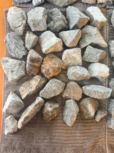 【約40kg】サウナストーンのみ 香花石（天然石） MISAストーブ使用品