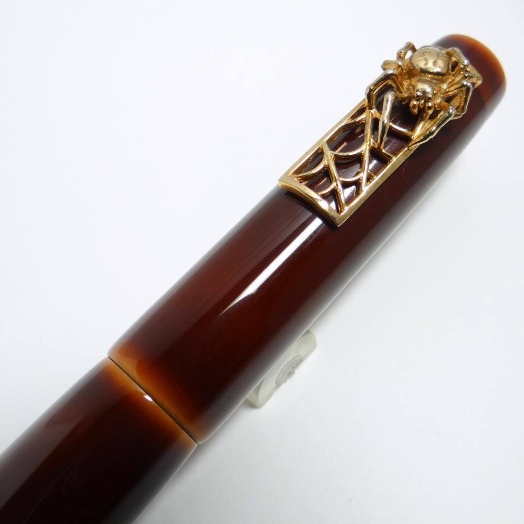 【かなり希少！】中屋万年筆 鴇溜 バーメイル蜘蛛 ネオスタンダード NAKAYA