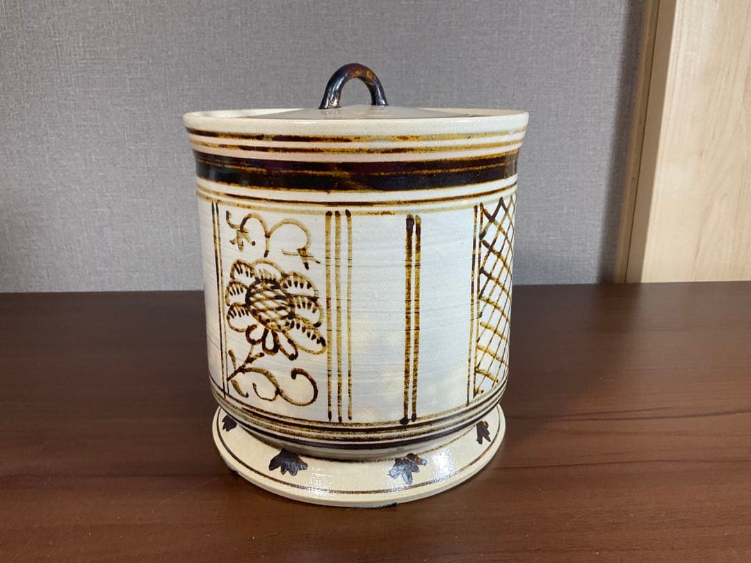 の*り様 お茶道具　「橋本永豊　宗胡録写　水指」