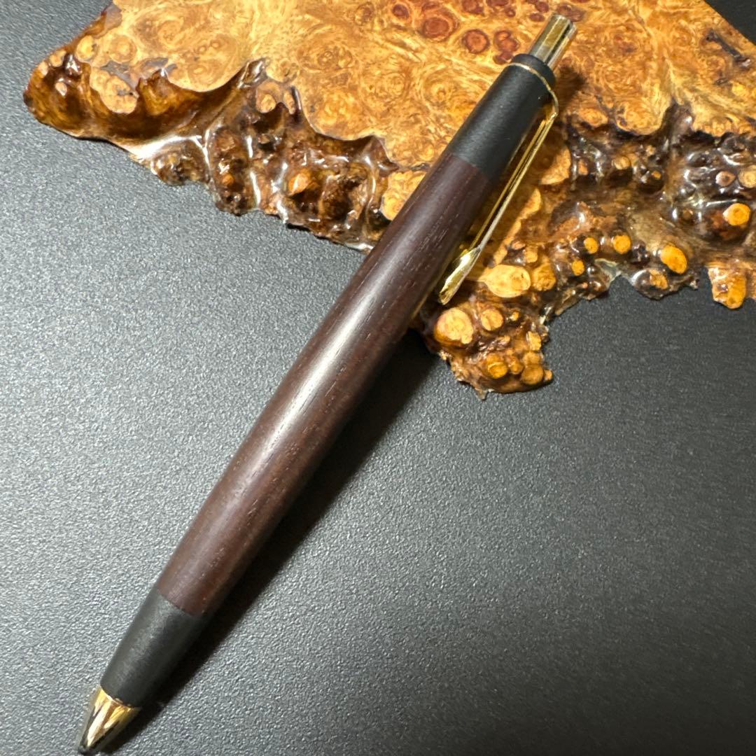 野原工芸似シャープペンシル　本紫檀　真鍮金具