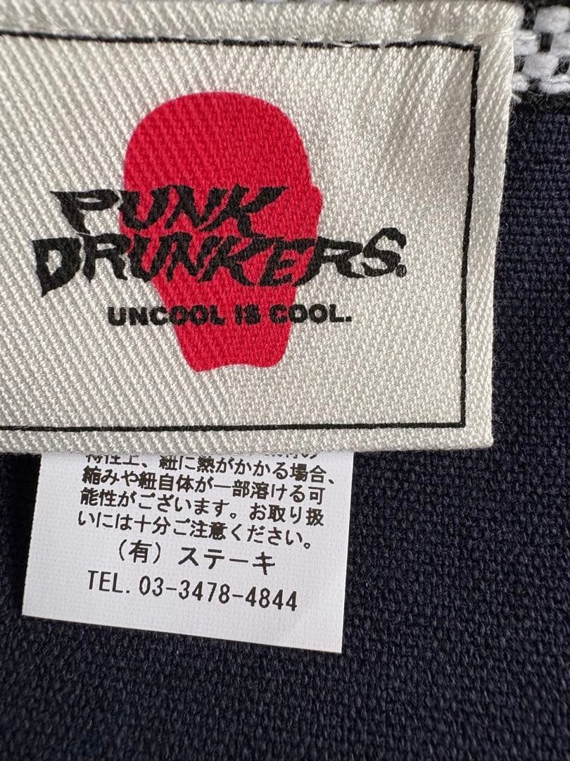 PUNK DRUNKERS 前がけネイビー
