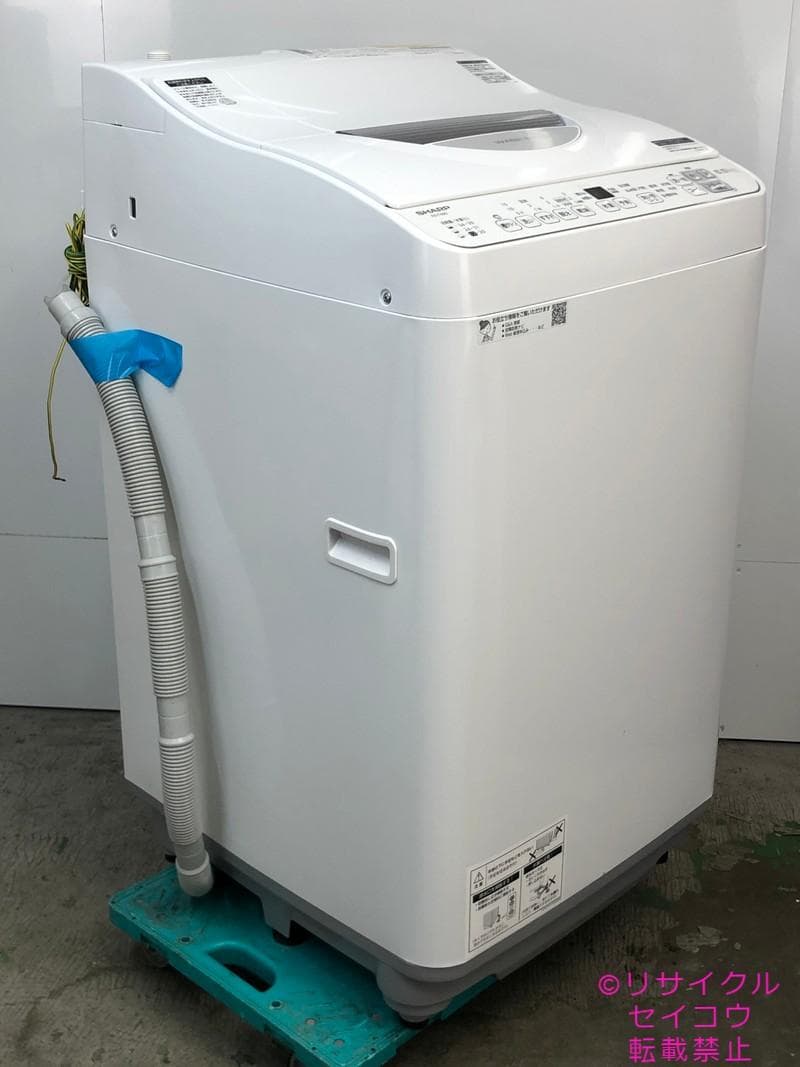 【中古】シャープ電気洗濯乾燥機 6.5Kg 2023年式2603171850