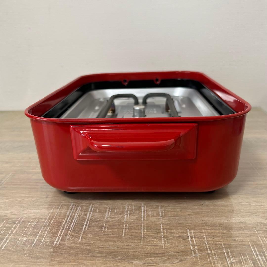 ★美品★ BRUNO コンパクトホットプレート レッド BOE021-RD