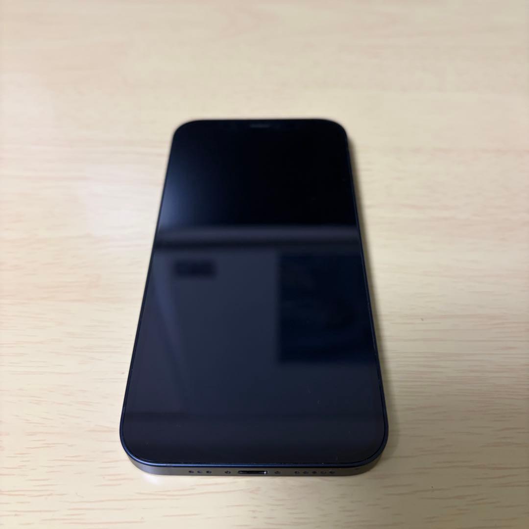 【値下げ済】iPhone12 ブラック128GB 箱・未使用ケーブル付き