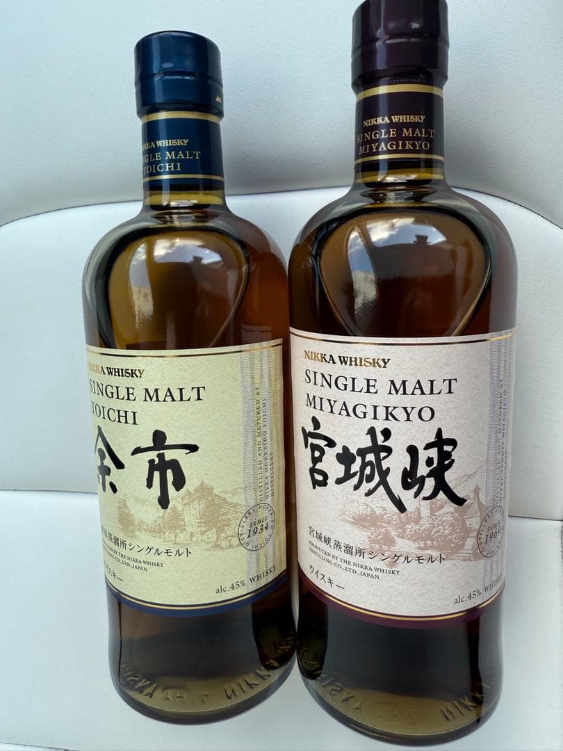 NIKKA シングルモルト 余市・宮城峡 セット
