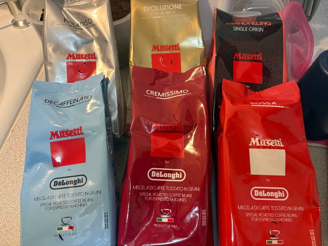 デロンギ　コーヒー豆 250g 6種セット