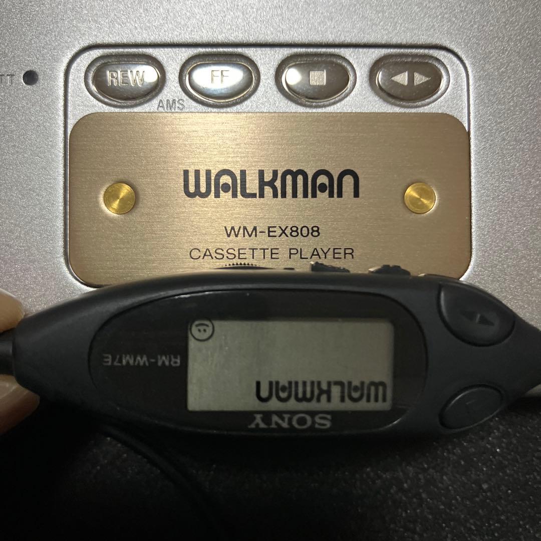 ソニー SONY WALKMAN カセットプレーヤー WM-EX808