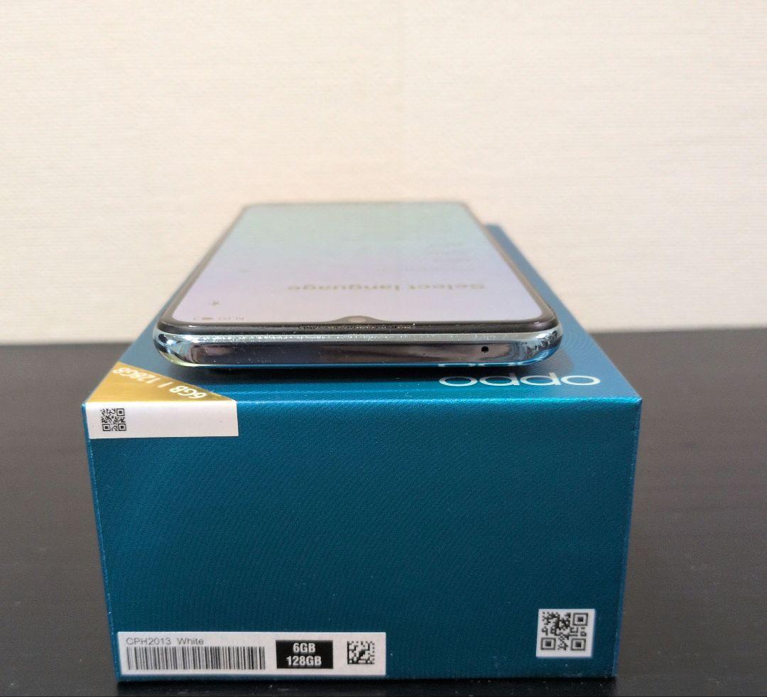 イブ【美品・初期化済】OPPO Reno3 A ホワイト SIMフリー