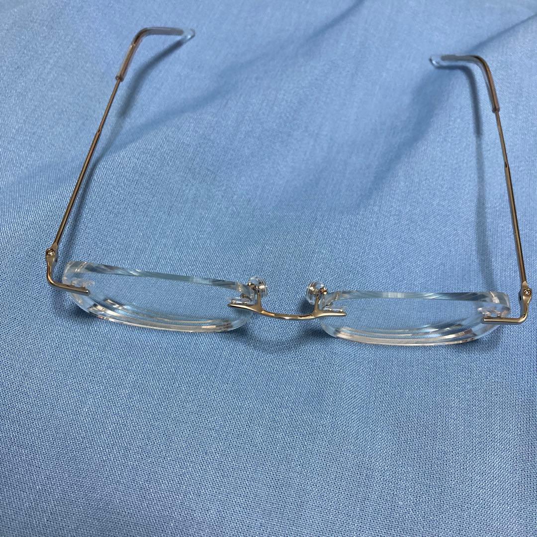 JINS ＜R!M＞ Rimless UMP-25S-261 シルバー　度入り