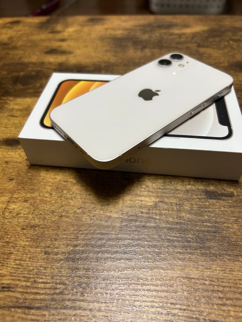 【美品】iPhone12mini ホワイト 64GB 84% SIMフリー