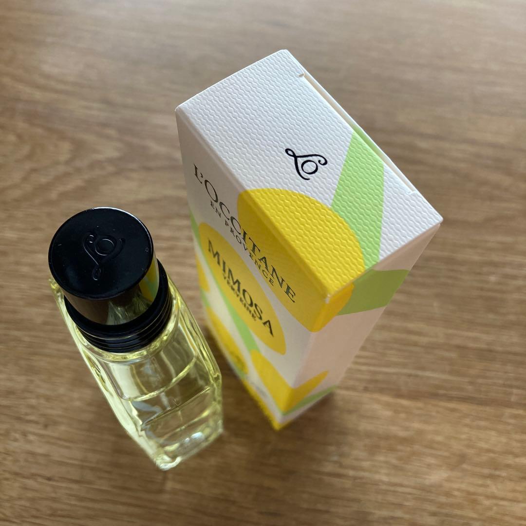 ロクシタン　オードトワレ　ミモザ　50ml(ほぼ新品) シャンプー等サンプル付き