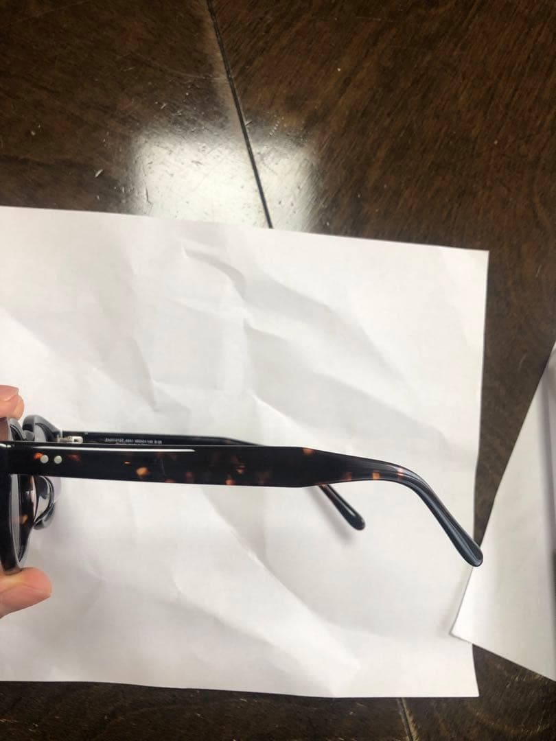 Zoff べっこう　カラーレンズ　サングラス ウェリントン　メガネ 眼鏡