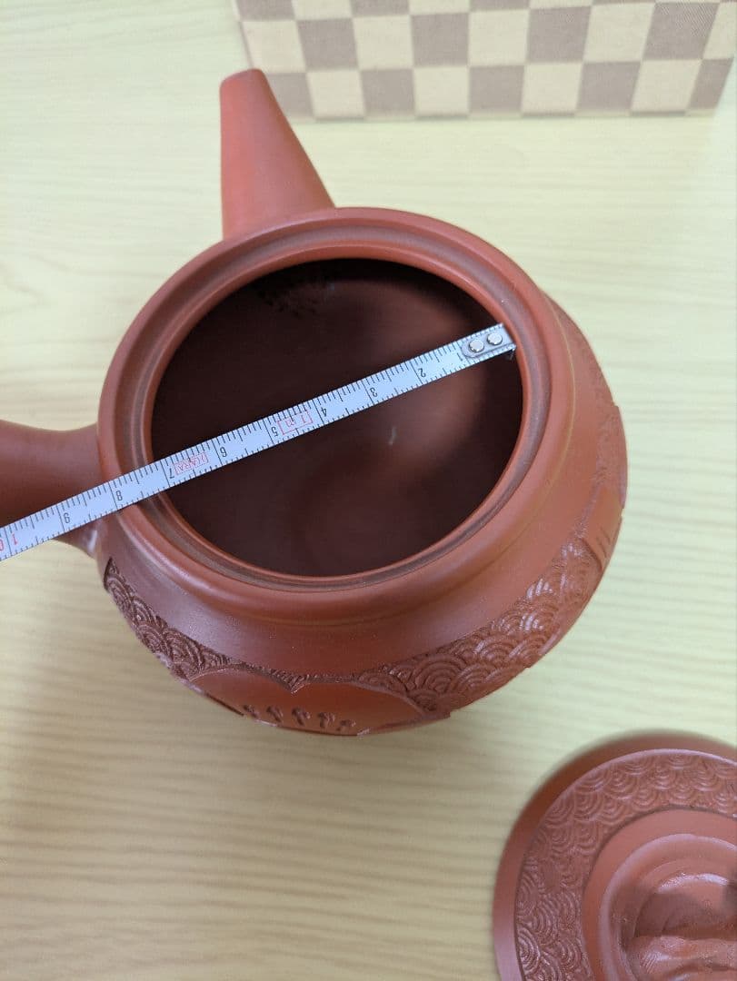 常滑焼 石仙作　朱泥急須