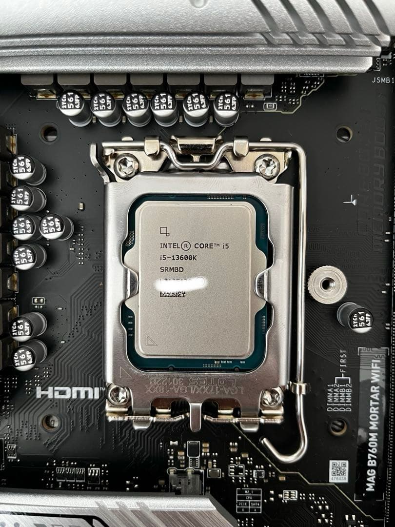 Core i5 13600K ＆ MSI B760M MORTAR WIFI