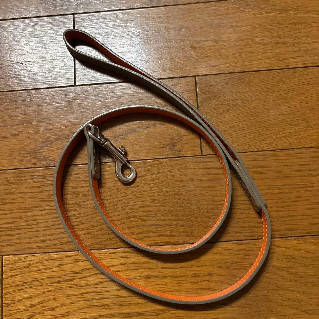 a-cube Hi-LINE S/M用　ハーネスリードセット　オレンジ×ブラウン