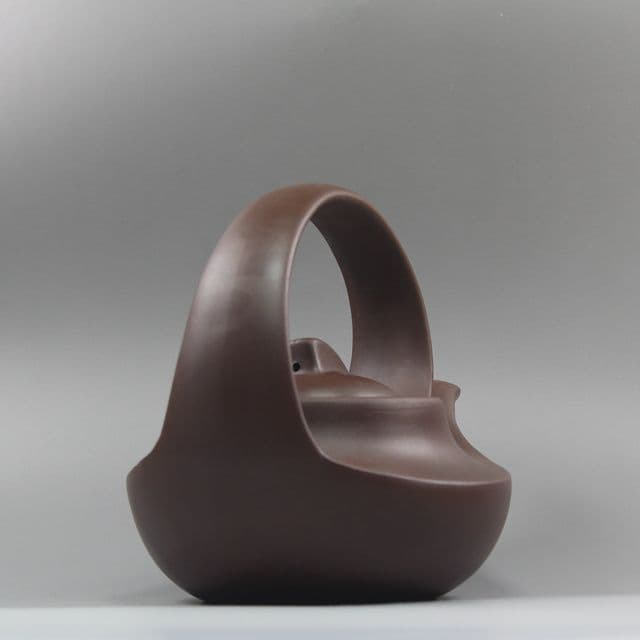 宜興紫砂壷 曲壺 茶壺 煎茶器 工芸品 置物