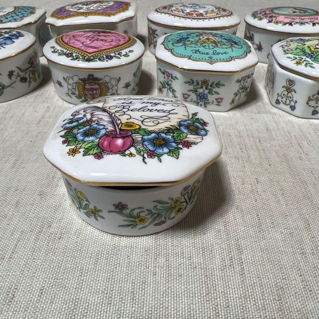 訳あり　FRANKLIN PORCELAIN 陶器　オルゴール　コレクション