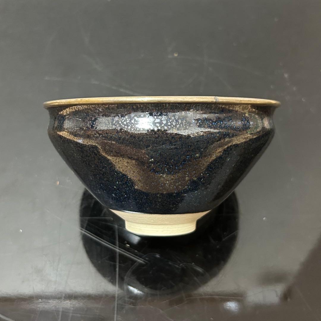 油滴天目茶碗と山中塗天目台　茶道具懐石茶箱鵬雲斎坐忘斎淡々斎即中斎香合棗水指茶杓