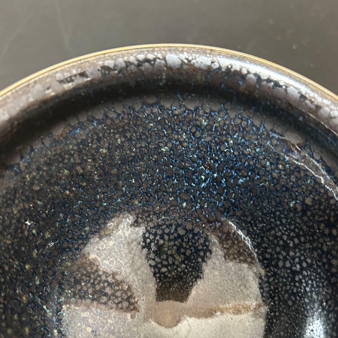 油滴天目茶碗と山中塗天目台　茶道具懐石茶箱鵬雲斎坐忘斎淡々斎即中斎香合棗水指茶杓