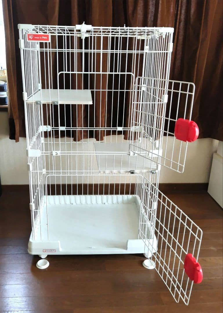 キャットケージ ３段　アイリスオーヤマ　猫　ハウス　ミニ【直接引取 5500円】