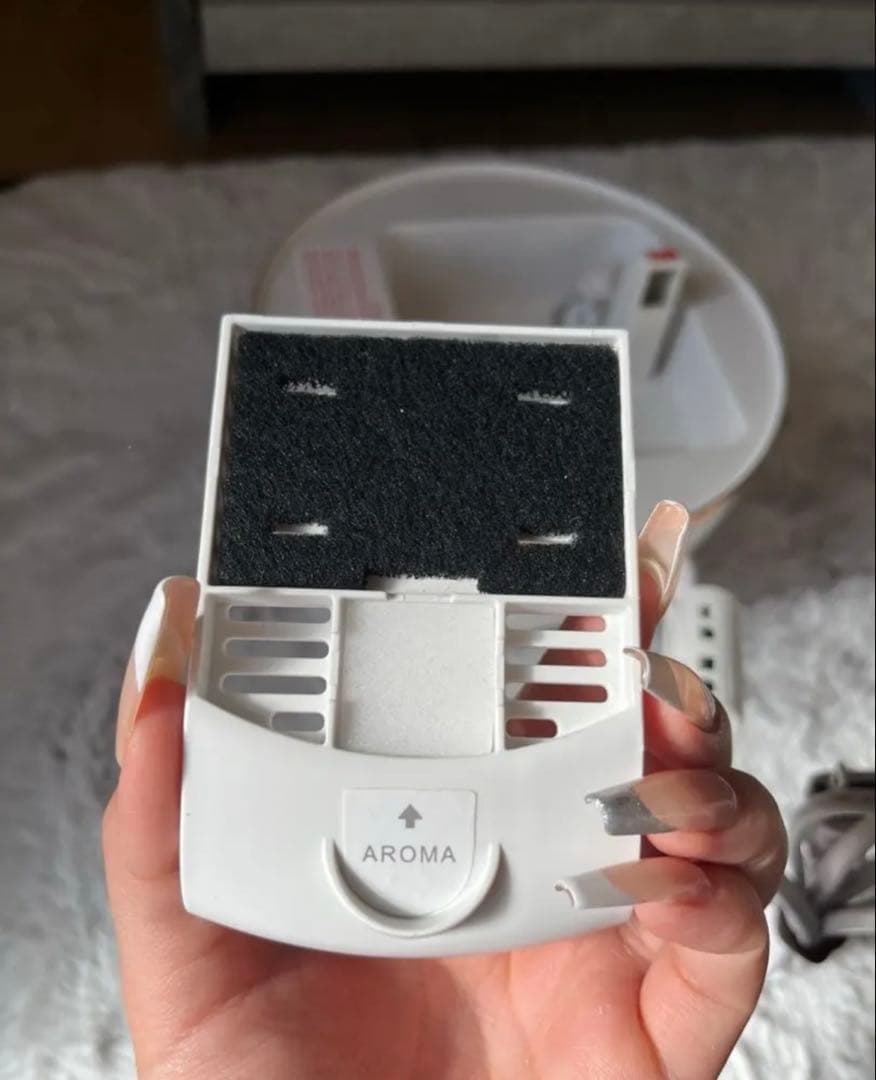 Franc Franc シレーヌ　2way アロマ加湿器　ホワイト