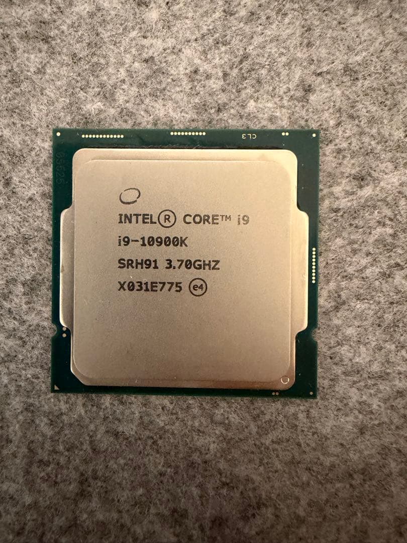 Intel Core i9-10900K【定格運用 / 動作確認済み】
