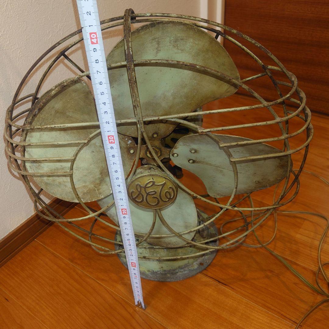 希少　昭和レトロ 昭和初期 芝浦製作所 扇風機