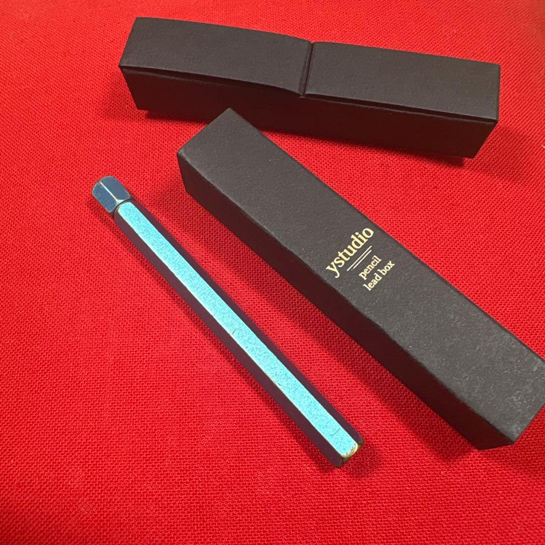 ワイスタジオ　芯ケース　ターコイズ　限定色　廃番　廃盤