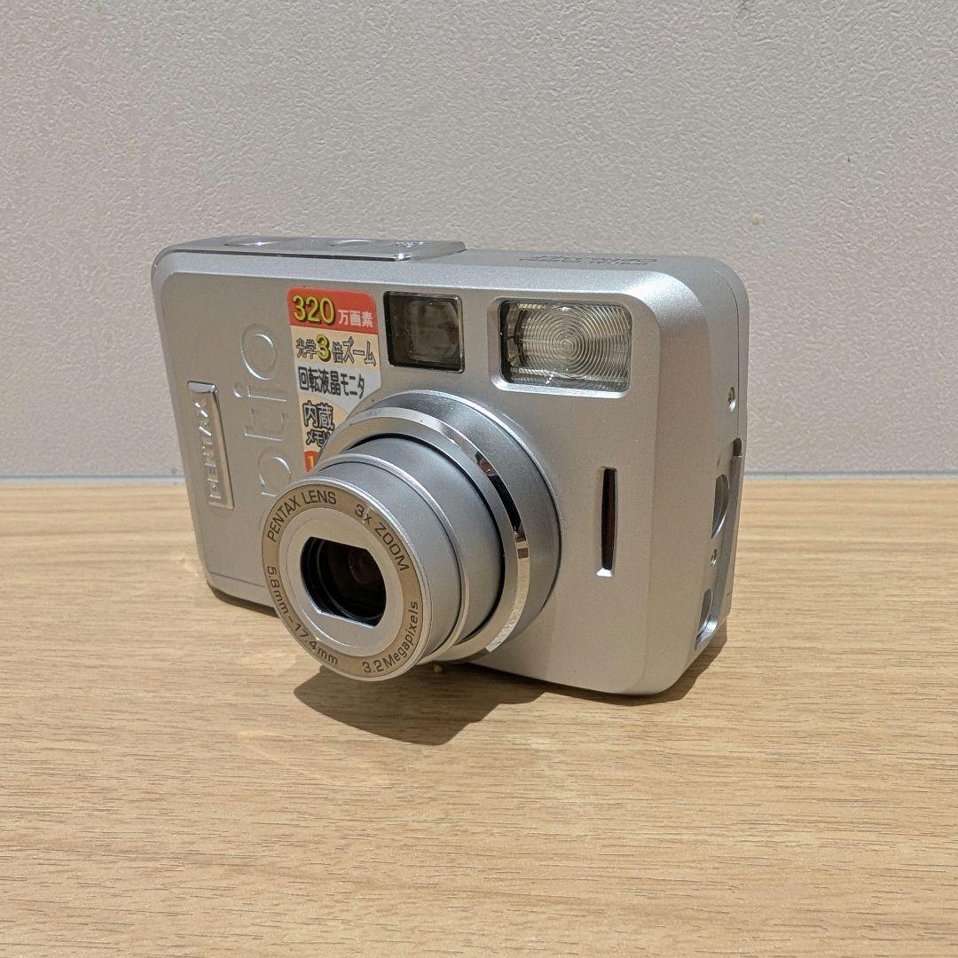 ★【初心者セット 平成レトロ】乾電池で楽々 PENTAX Optio デジカメ★