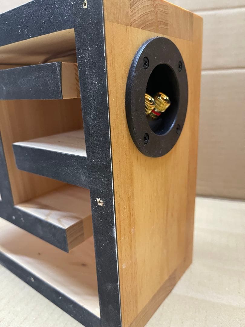 miniバックロード9.2cmユニット搭載自作スピーカー