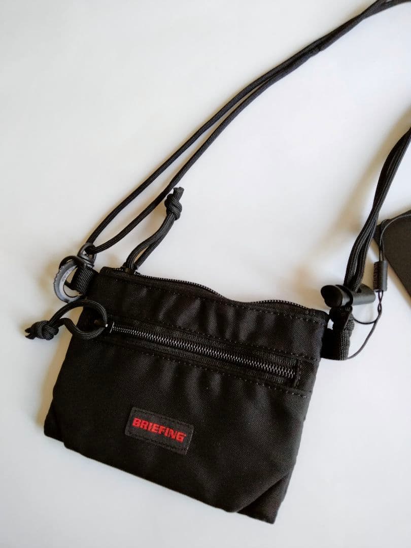 新品タグ付 BRIEFING JUMP W ZIP PURSE 黒 ウォレット