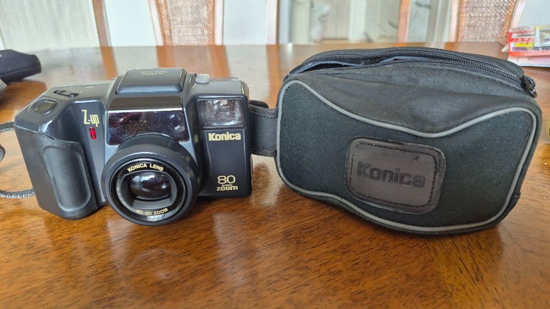 KONICA Z-up 80 Zoom フィルムカメラ多機能高性能　ケース付美品
