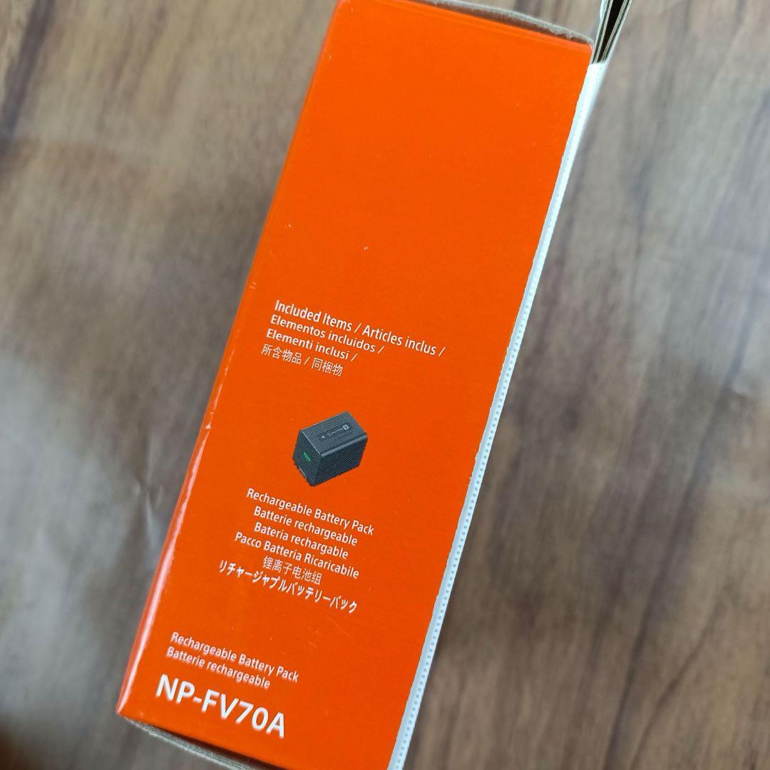 SONY NP-FV70A リチウムイオンバッテリー 未使用 f3