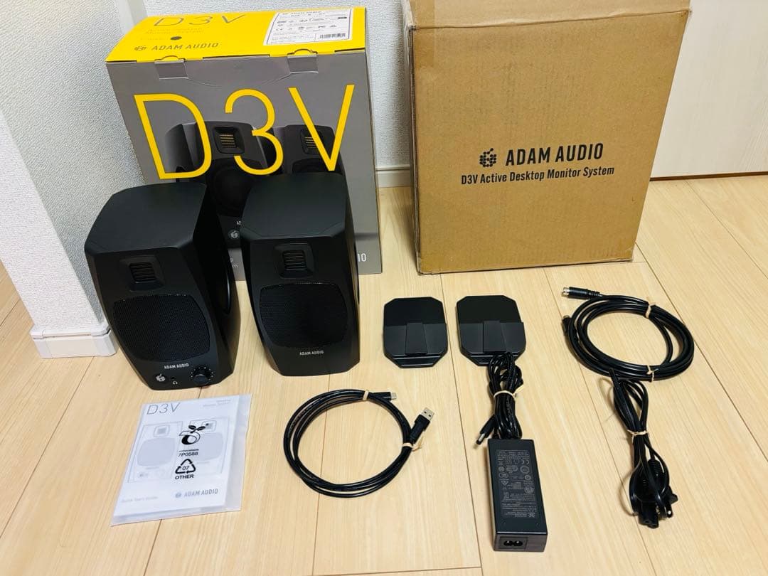 【美品】ADAM AUDIO アダムオーディオ D3V Black