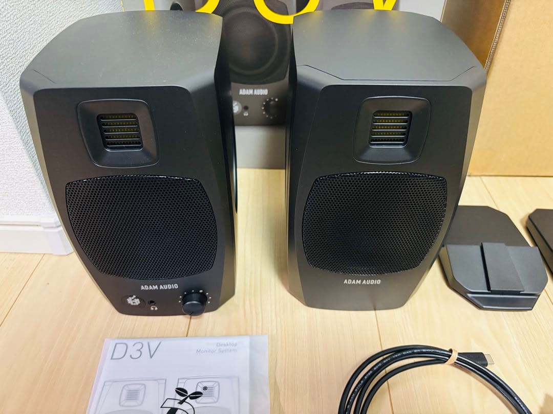 【美品】ADAM AUDIO アダムオーディオ D3V Black