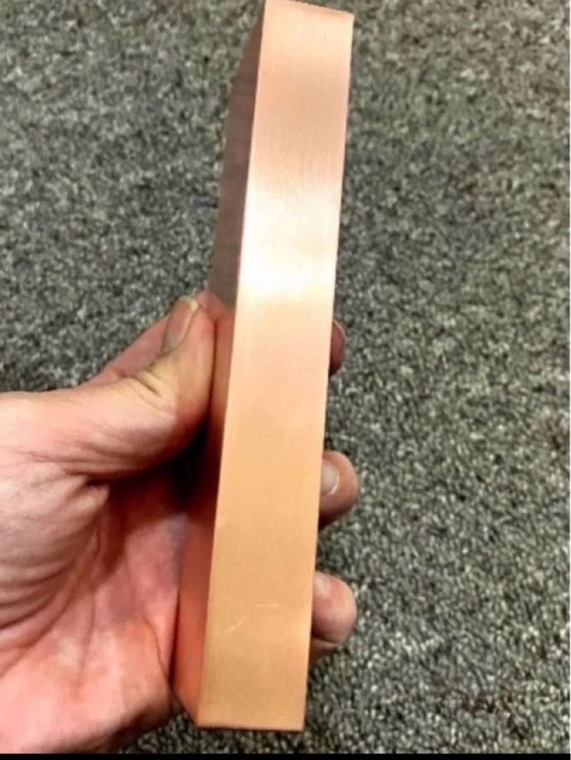 純銅　インゴット 3kg 999ファイン　銅延べ棒