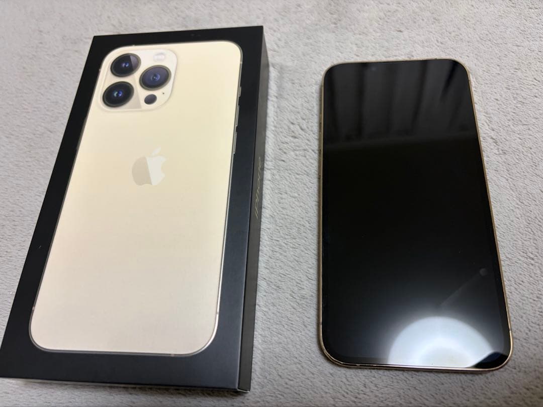 iPhone13pro 256GB ゴールド本体　箱付き