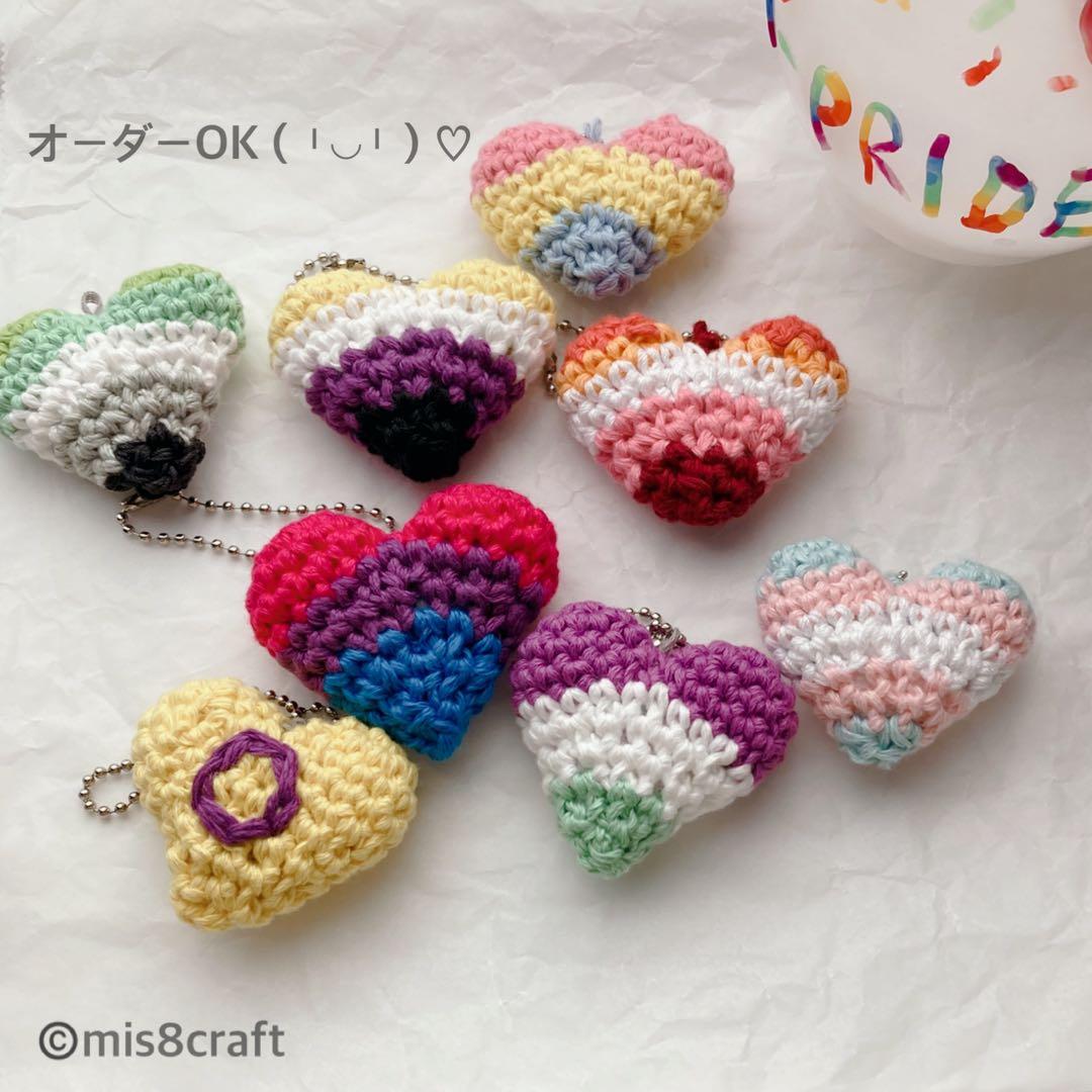 【カスタムオーダーサンプル】ハンドメイド バッグチャーム LGBTQIA+