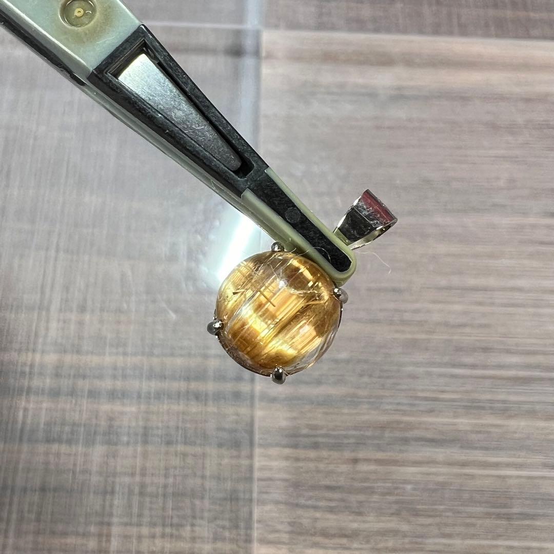 ハイクオリティ　ルチルクォーツ　ペンダント　色調がきれいです　　13
