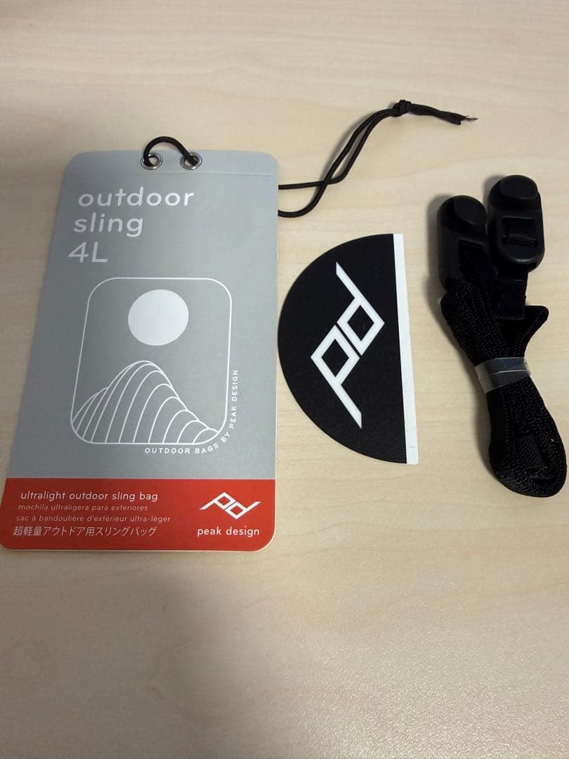 【美品】Peak Design OUTDOOR SLING 4L ブラック