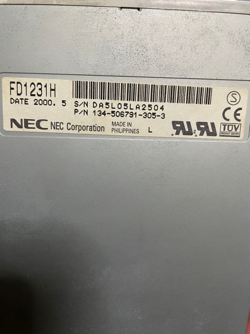 NEC FD-1231 3.5インチフロッピーディスクドライブ