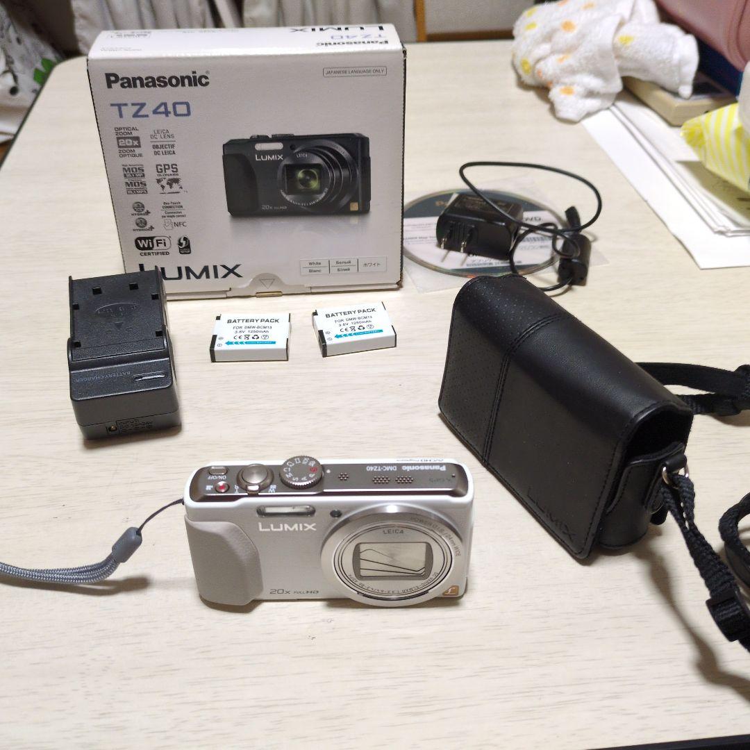 Panasonic DMC-TZ40 デジタルカメラ 専用純正ケース装着