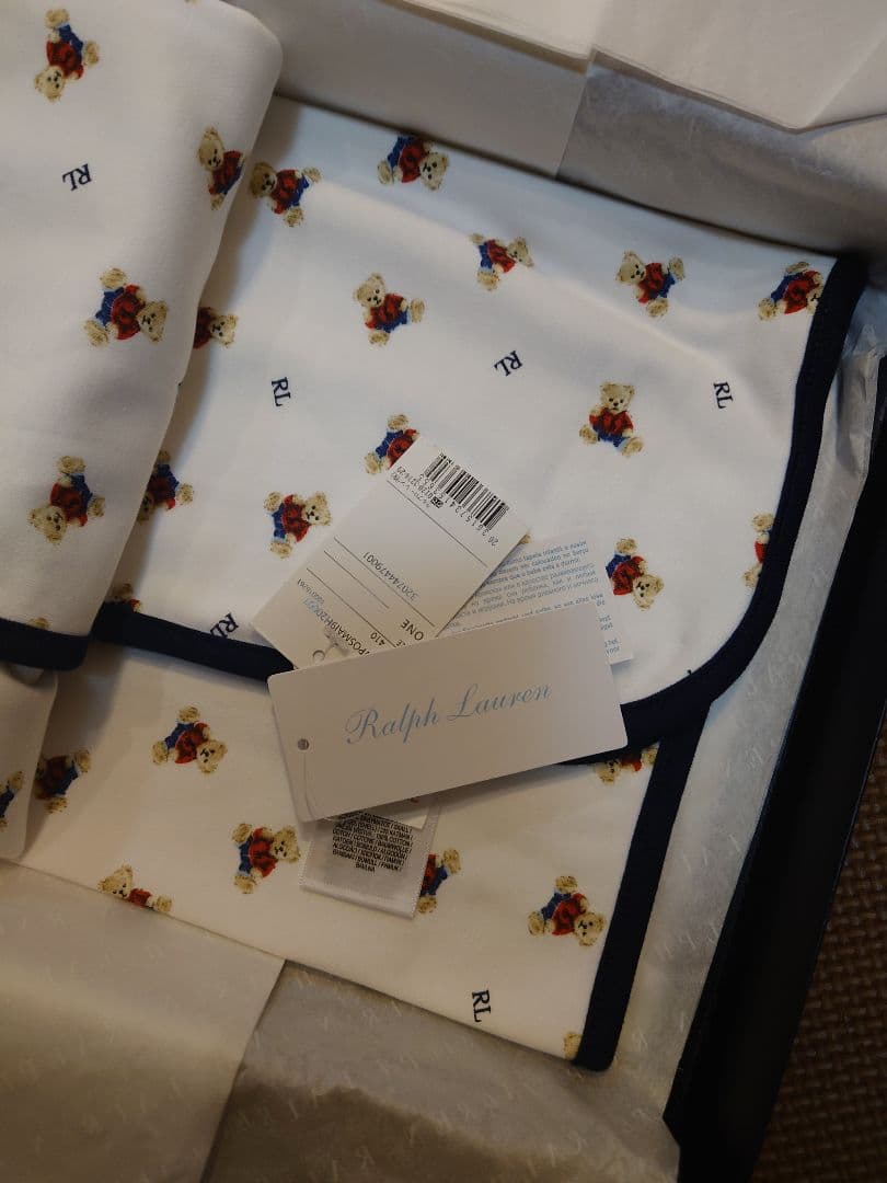 Ralph Lauren ベビーおくるみ 黒