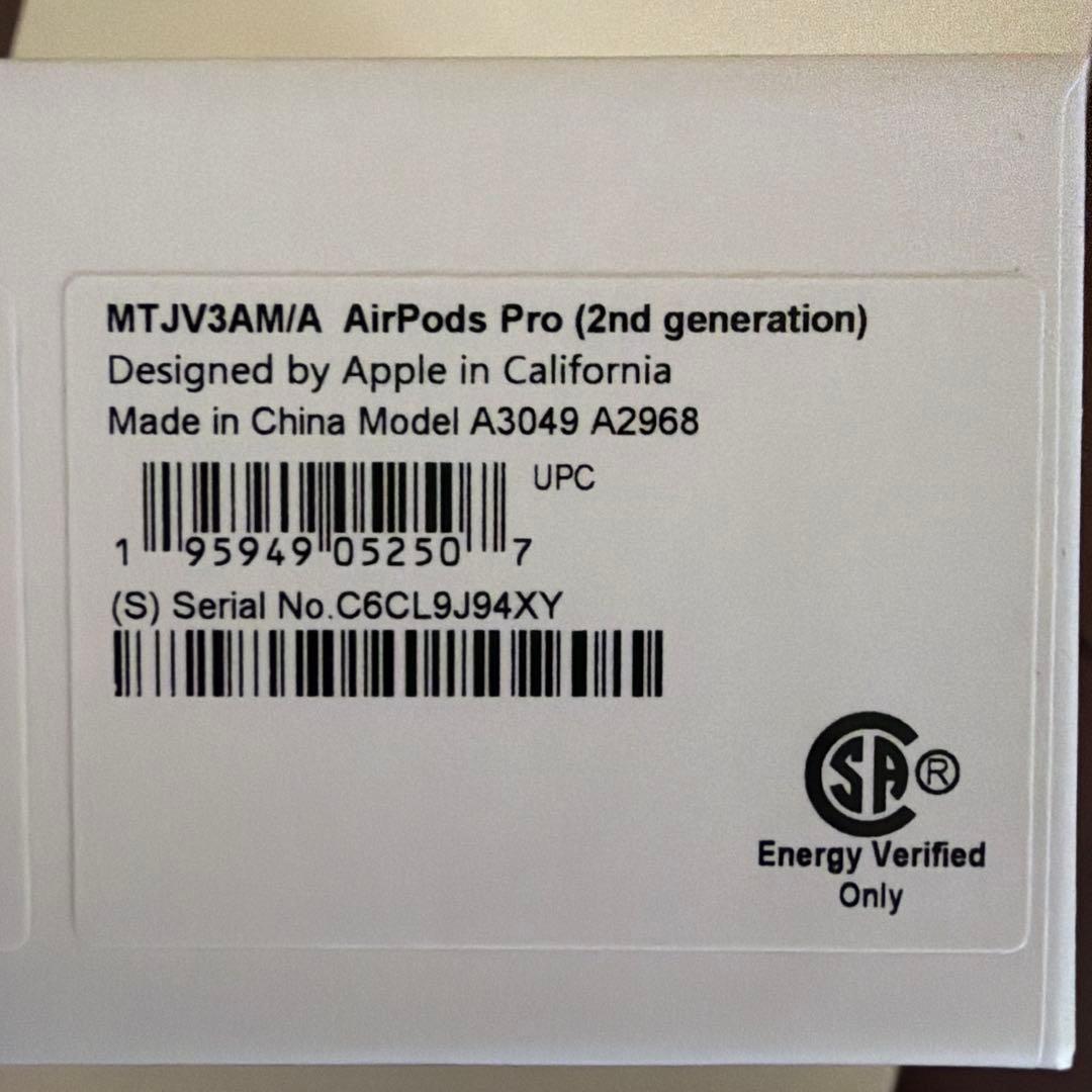 ‼️新品‼️ AirPodsPro2 アップルケア付き